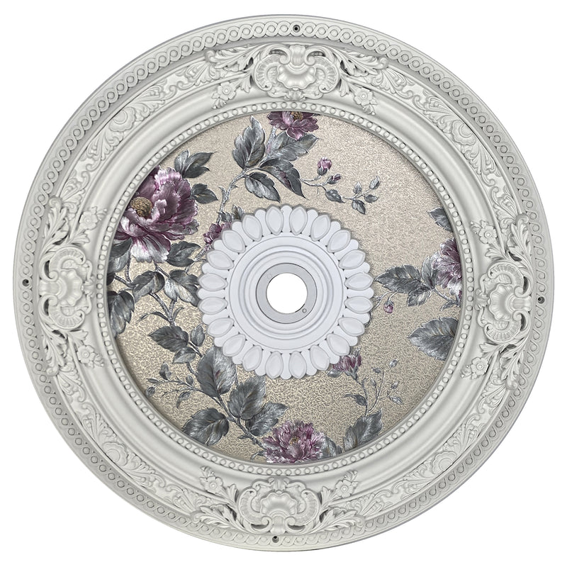 Round Victorian Bloom Ceiling Medallion