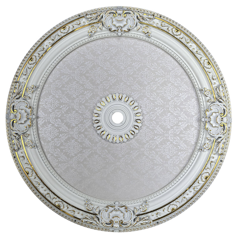 Palatial Lace Round Ceiling Medallion