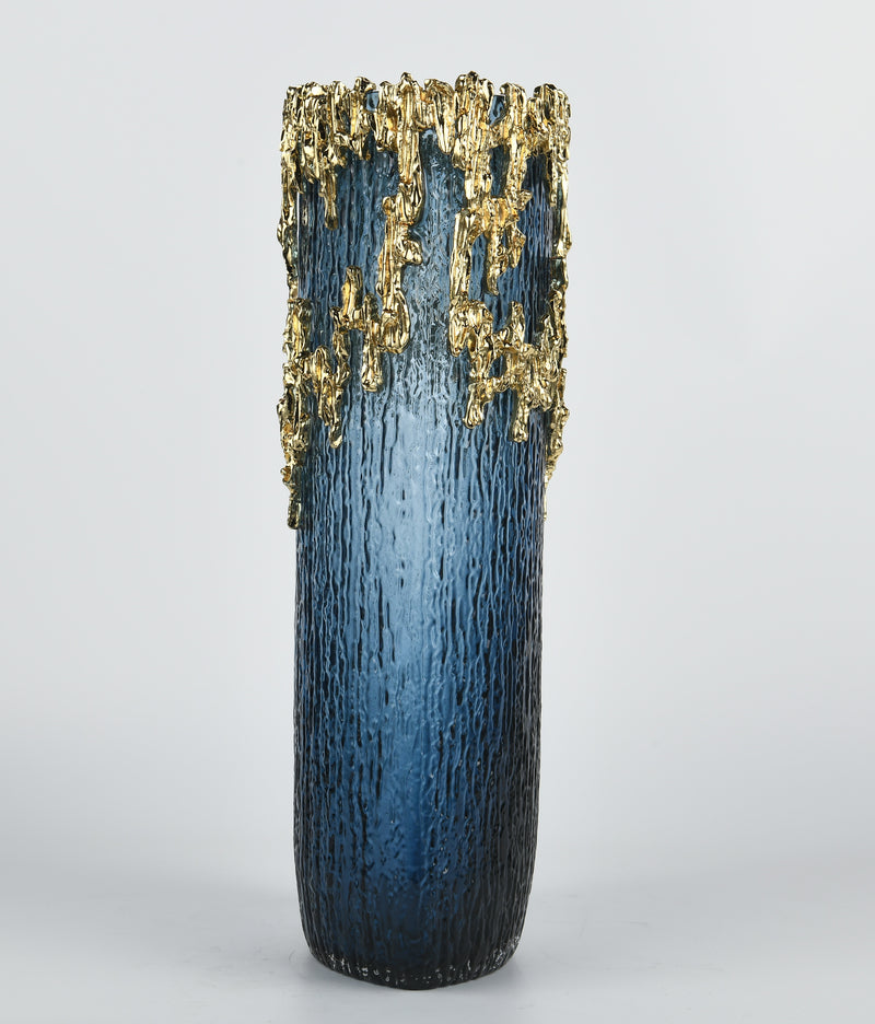 Blue Cascade Luxe Vase
