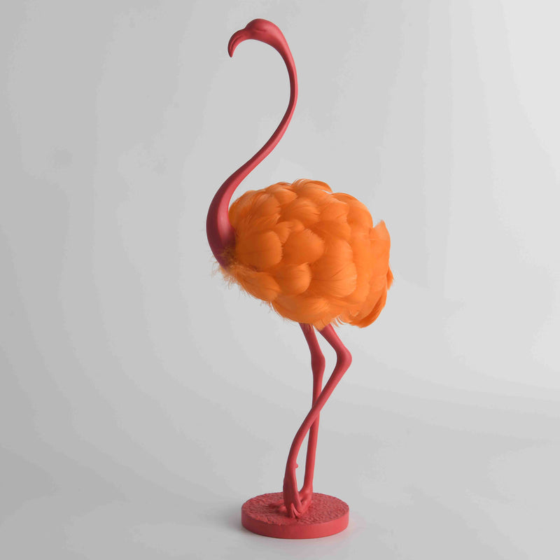 Tropical Flamingo Sculpture