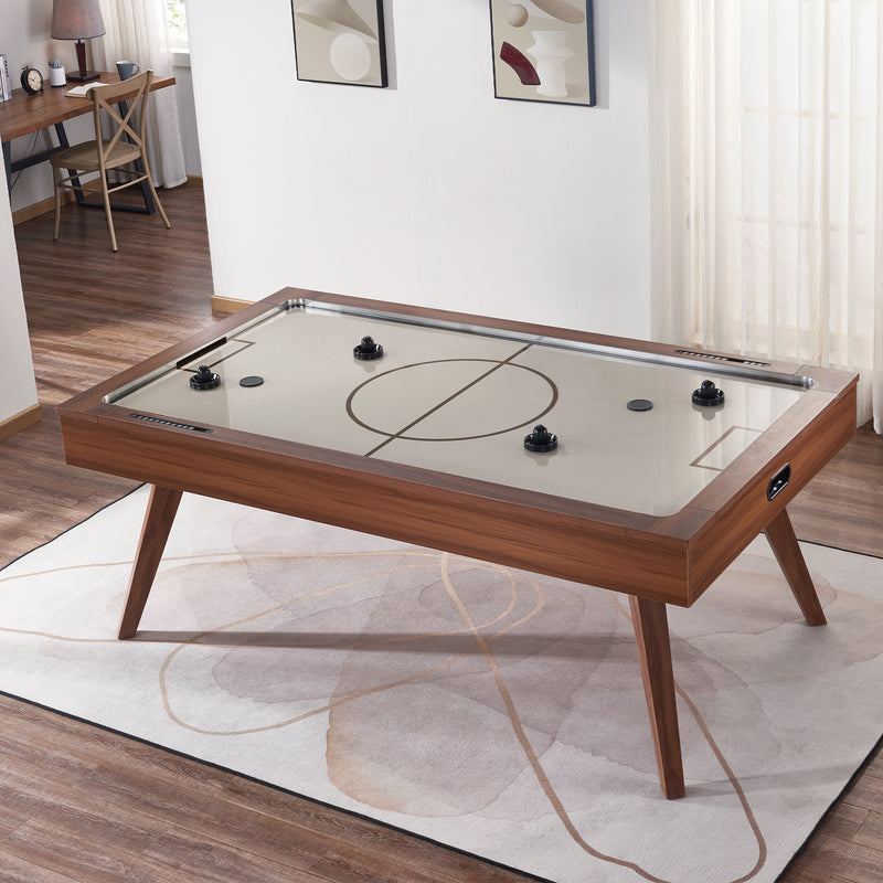 HB Home Mid-Century Modern Air Hockey Table