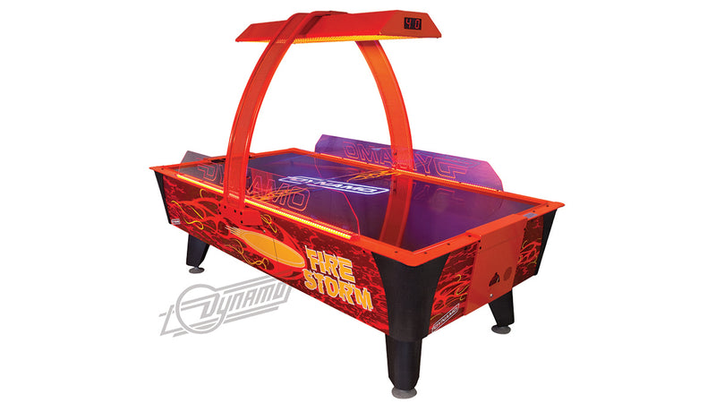 Dynamo Fire Storm Air Hockey Table - Coin Operated