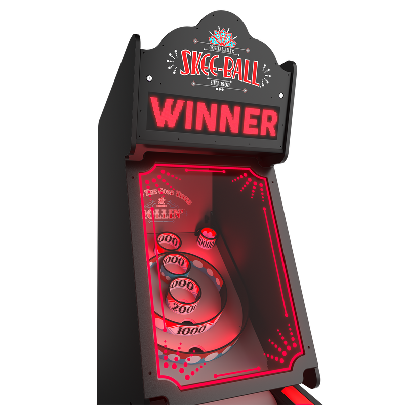 Skee-Ball Glow Arcade Game Machine